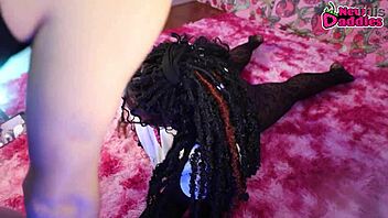 Ebony Slurps Big Black Cock Compilation.