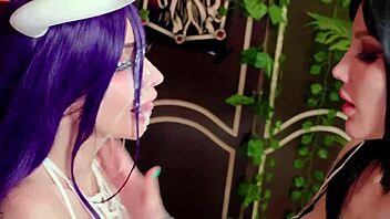 Want endless cum flow in cyberpunk cosplay?