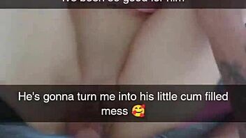 cheating milf wife gets bred on snapchat