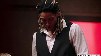 Lauren Phillips and Ashley Alexander devour big black cock