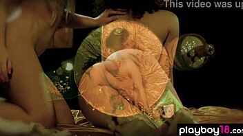 Lesbian babe Bobbi Dean in massage action