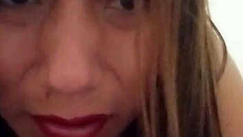 chica trans moaning in pleasure