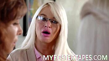 Megan Holly proves to foster stepmom Syren De Mer she’s ready for adult fun