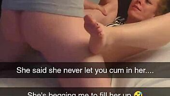 Cheating milf wife sluts in Snapchat clips