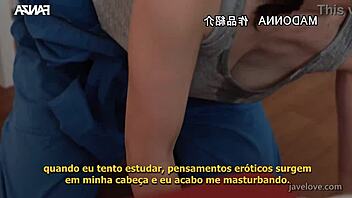 Sweaty Maid Yuka Mizuno Tempts with Exposed Nipples