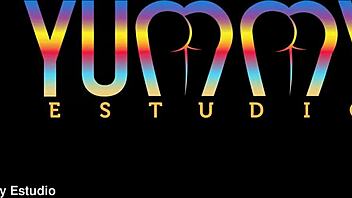 Hot students Vivian Lola and Lucy Mendez enjoy a party with friends.