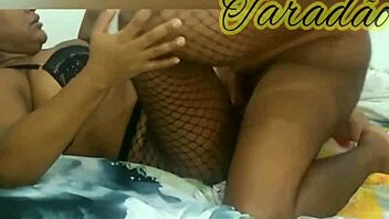 preta cumming hard on my big black cock in lingerie