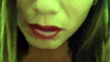 chica trans moaning in pleasure