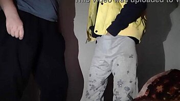 my stepmom watches me masturbate, then we have sex together