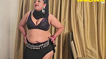 hot arab milf bar dancer teases with sensual licks on monster cock in hardcore sex