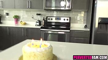 Stepson Gets Special Blowjob And Fucking Gift For 18th Birthday!