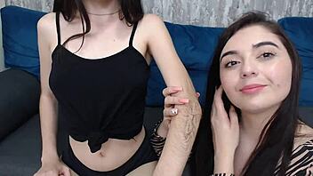 teen explores wild arm hair licking fetish in public