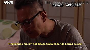 Sweaty Maid Yuka Mizuno Tempts with Exposed Nipples