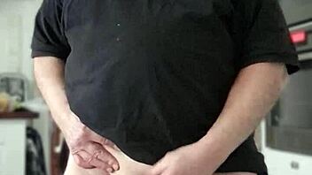 chris old man strips clothes ripped with dirty talk tease