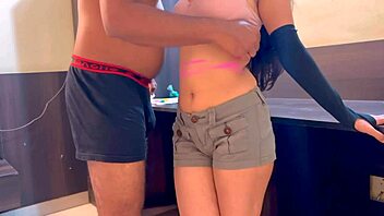 Hot sexy bhabhi gets holi colors and gives best blowjob before getting pussy fucked