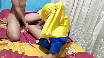 Can Hijab Employee Handle Big Tits Doggy Fucking?