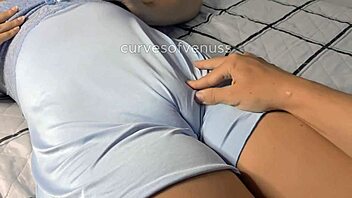 Stepsister's first pussy touch felt so wild, OMG! 😍