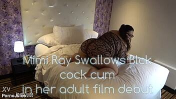 mimi ray, 19 bbw, makes old black man cum