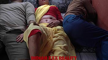 Indian stepmom teaches desi massage in Hindi.