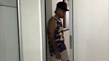 i find stepsister exercising and caress her