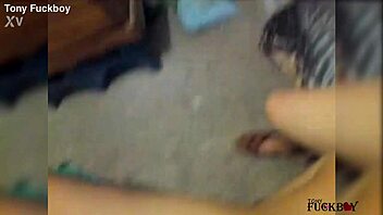 Brunette Roommate Moans in Painful Anal Sex on Bed!