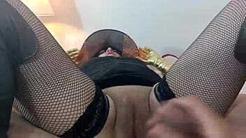 this latina witch lets her ass get filled with semen on halloween for money