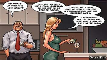 The mayor s 3 ep 1 - cheating husband fucks his sexy ebony maid in the kitchen