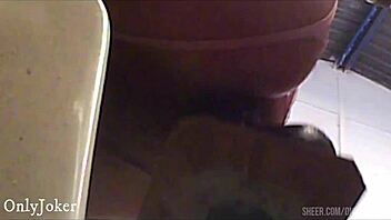 Skinny Amateur Worships Big Cock in Homemade Anal with Toys