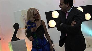 That elegant blonde milf with big tits got fucked on the couch