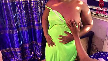 African stepmom greets stepson warmly and sits with him please subscribe to red