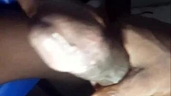 African Teen Shows Phat Lips And Drinks Cum!