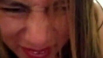 chica trans moaning in pleasure