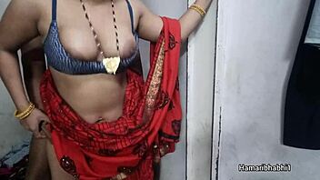 Indian Desi Bhabhi Getting Fucked Hard In Her Saree Outfit