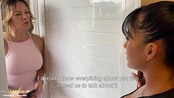 i tried lesbian sex first time with husband's lover monique fuentes & mariana martix, wowza