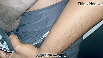 Cuckold hubby invites friend for milky fun 😏