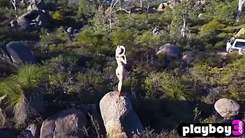 Miluniel Louis' Seductive Outdoor Pose