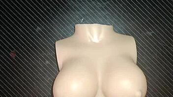 dolly asks for anal sex and presses small tits, want creampie?