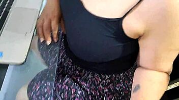 my madrastra is stressed, so she sucks my cock to relax