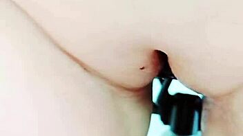 Maturemons Wet Pussy Slides with Cameltoe