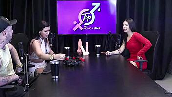 Monica Lima Strips After Losing Game For Anal Riding