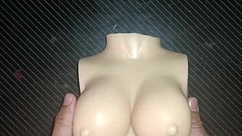 dolly asks for anal sex and presses small tits, want creampie?