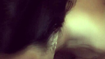 Surprising a cute teen with a big surprise in her tight pussy