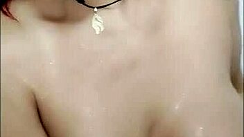 Behind scenes of threesome with anal shower tutorial