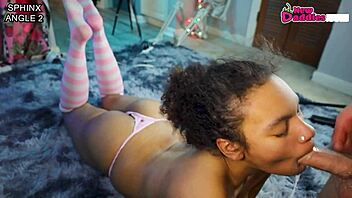 Ebony Slurps Big Black Cock Compilation.