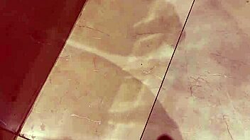 horny shower with monster cock