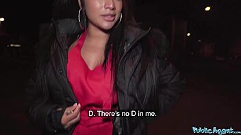 I seduced this sexy asian with fantastic tits and ass outdoors with my rizz.