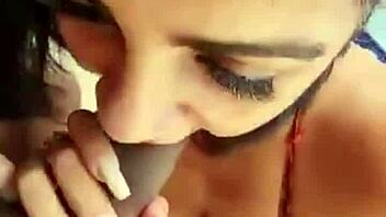 Brazilian milf seduces for delicious handjob