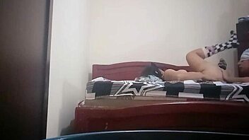 My mother in law waits for her husband to join the threesome, craving both cocks in her big ass, but we fuck meanwhile in real amateur sex