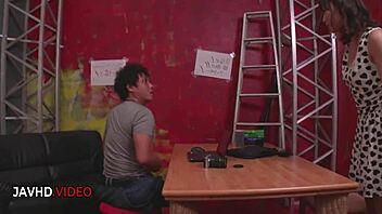 Mature Asian beauty dominates for a wild creampie session.