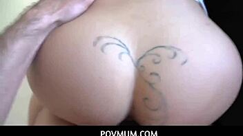 povmum - inked blonde big tits stepmom anna nicole west drilled by stepson